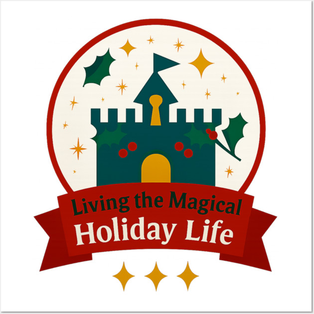 Living the Magical Holiday Life Snowglobe Wall Art by Disney For Seniors