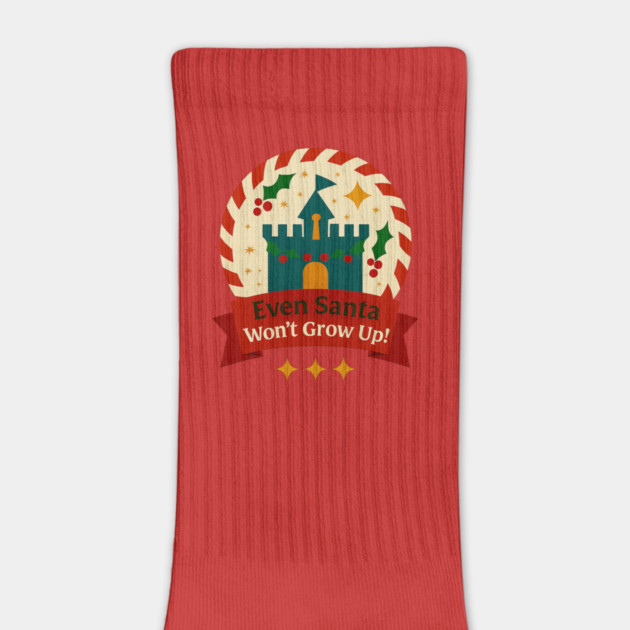 Even Santa Won't Grow Up Snow Globe by Disney For Seniors