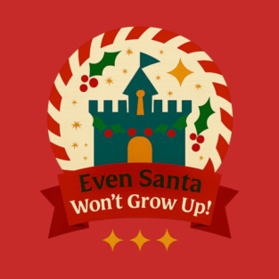 Even Santa Won't Grow Up Snow Globe Mug
