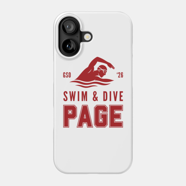 Page Swim & Dive 26 Phone Case by Timeless Chaos