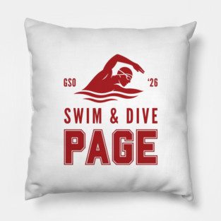Page Swim & Dive 26 Pillow