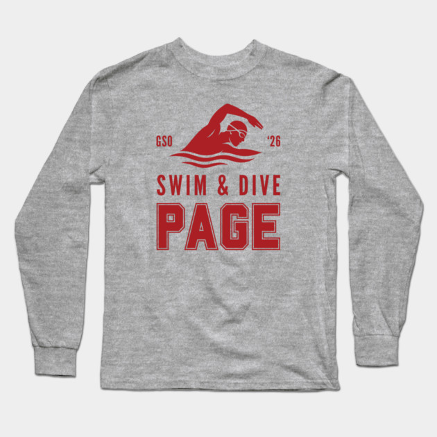 Page Swim & Dive 26 Long Sleeve T-Shirt by Timeless Chaos
