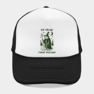 Ye Olde Frog wizard, unisex t shirt, Medieval frog wizard tshirt,, Fantasy frogs old timey t-shirt, Adventurer gifts, funny autism meme t shirt, weirdcore tees, Vintage Hat