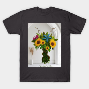 Untitled three 3D paintings by Charlotte VanRoss T-Shirt