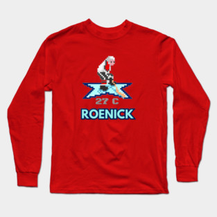 Jeremy Roenick as an NHL 94 Blackhawks Player Long Sleeve T-Shirt