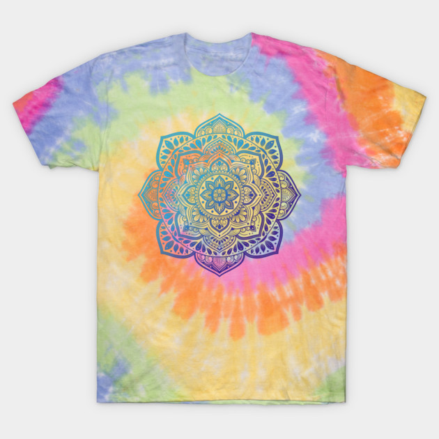 Blue Moon Mandala T-Shirt by Amy Cohas Design