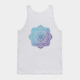 Blue Moon Mandala Tank Top