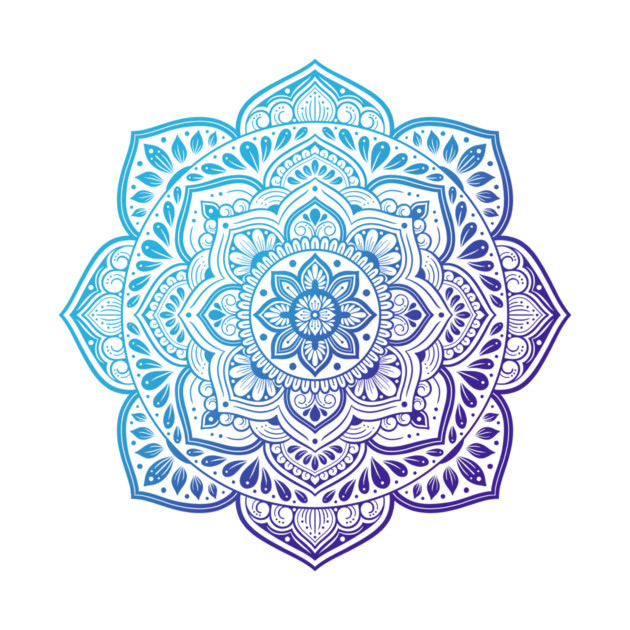 Blue Moon Mandala by Amy Cohas Design