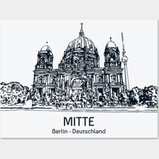Mitte - Germany Posters and Art