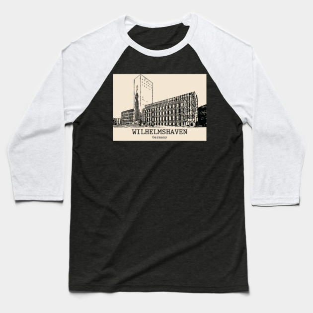 Wilhelmshaven - Germany Baseball T-Shirt by Lakeric