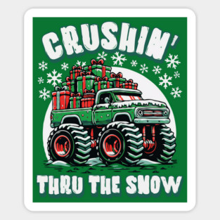 Crushin' Thru the Snow Magnet