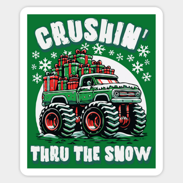 Crushin' Thru the Snow Magnet by Megadorim