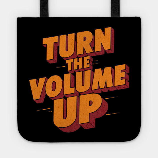 Turn the volume up mayor of New York City Tote by shirtlux
