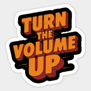 Turn the volume up mayor of New York City Sticker