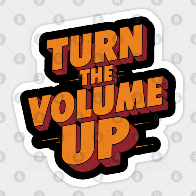 Turn the volume up mayor of New York City Sticker by shirtlux