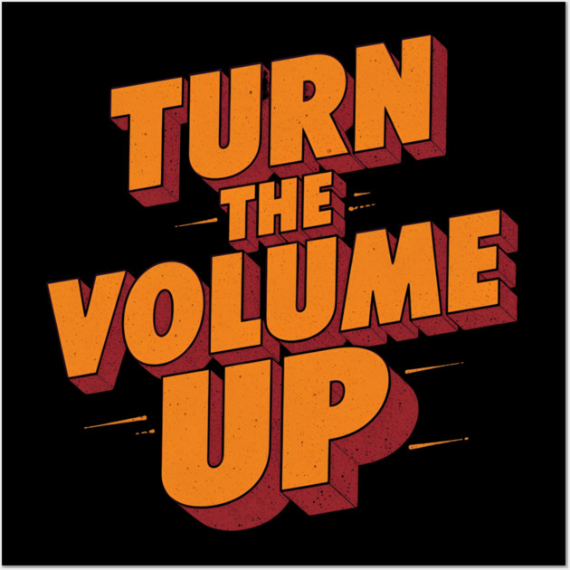 Turn the volume up mayor of New York City Wall Art by shirtlux