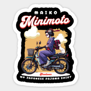 My Japanese Pajama Shirt, Minimoto Sticker