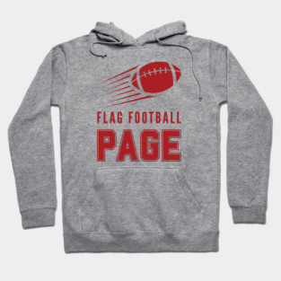 Page Flag Football Hoodie