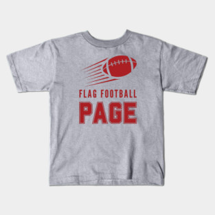 Page Flag Football Kids T-Shirt