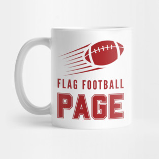 Page Flag Football Mug
