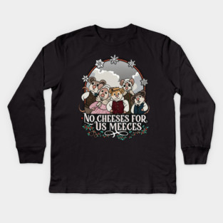 Muppet-Christmas-Carol No Cheeses For Us Meeces Christmas Matching Family Kids Long Sleeve T-Shirt
