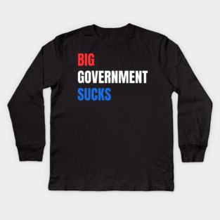 Government-Shutdown Kids Long Sleeve T-Shirt