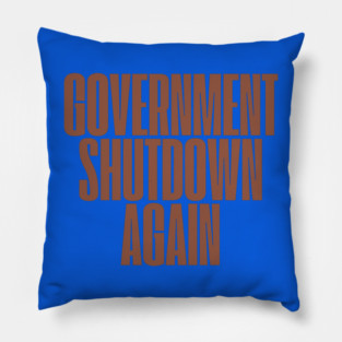 Government-Shutdown Pillow