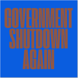 Government-Shutdown Posters and Art