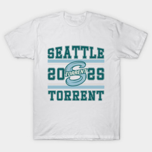 Seattle Torrent PWHL Hockey Vintage Logo T-Shirt