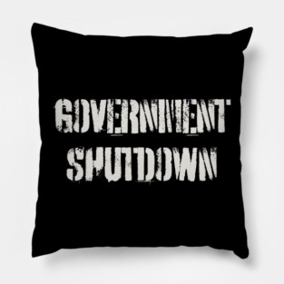 Government-Shutdown Pillow