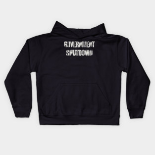 Government-Shutdown Kids Hoodie