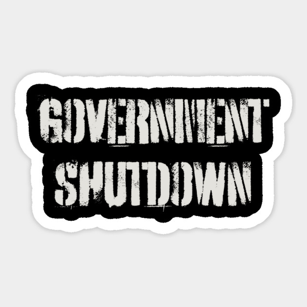 Government-Shutdown Magnet by Creatifly Graphic Tees