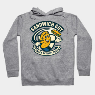 Sandwich Guy – Mascot Crest Emblem Hoodie