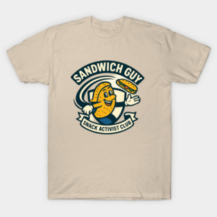 Sandwich Guy – Mascot Crest Emblem T-Shirt