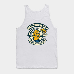 Sandwich Guy – Mascot Crest Emblem Tank Top