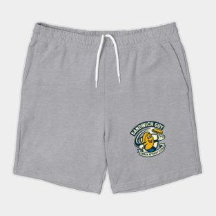 Sandwich Guy – Mascot Crest Emblem Shorts
