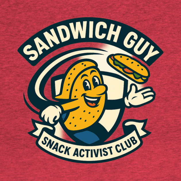 Sandwich Guy – Mascot Crest Emblem by ArtistTee ⭐⭐⭐⭐⭐