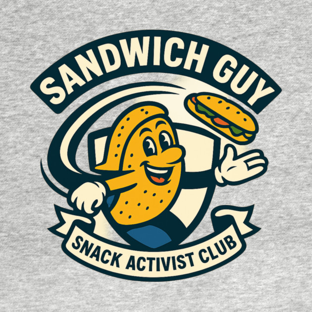 Sandwich Guy – Mascot Crest Emblem by ArtistTee ⭐⭐⭐⭐⭐