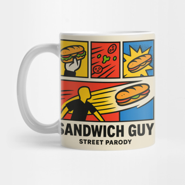 Sandwich Guy – Pop-Art Panel Parody by ArtistTee ⭐⭐⭐⭐⭐