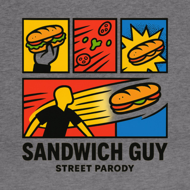 Sandwich Guy – Pop-Art Panel Parody by ArtistTee ⭐⭐⭐⭐⭐