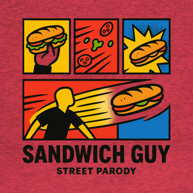 Sandwich Guy – Pop-Art Panel Parody by ArtistTee ⭐⭐⭐⭐⭐