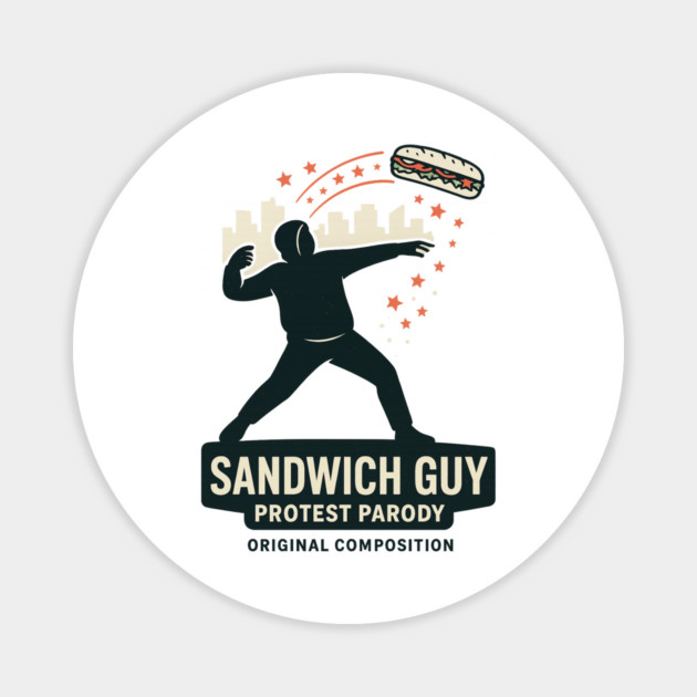 Sandwich Guy – Boomerang Sub Arc Magnet by ArtistTee ⭐⭐⭐⭐⭐
