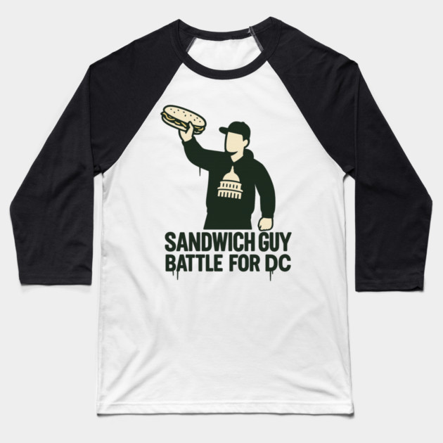Sandwich Guy – Street Parody Emblem Baseball T-Shirt by ArtistTee ⭐⭐⭐⭐⭐