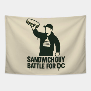 Sandwich Guy – Street Parody Emblem Tapestry
