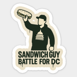 Sandwich Guy – Street Parody Emblem Magnet
