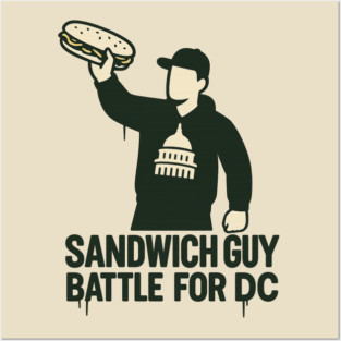 Sandwich Guy – Street Parody Emblem Posters and Art