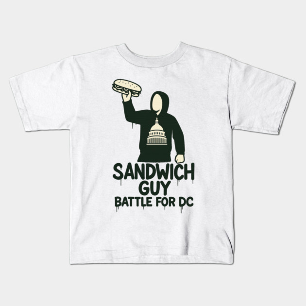 Sandwich Thrower – Mascot Crest Parody Kids T-Shirt by ArtistTee ⭐⭐⭐⭐⭐