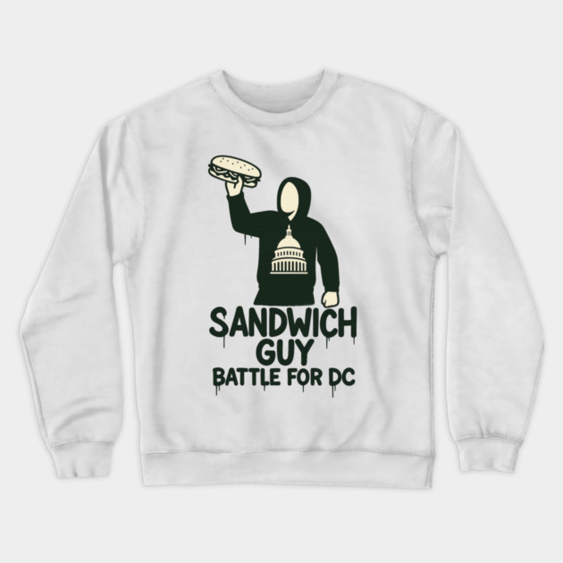 Sandwich Thrower – Mascot Crest Parody Crewneck Sweatshirt by ArtistTee ⭐⭐⭐⭐⭐