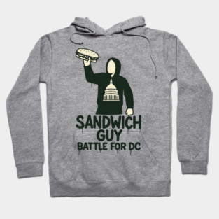 Sandwich Thrower – Mascot Crest Parody Hoodie