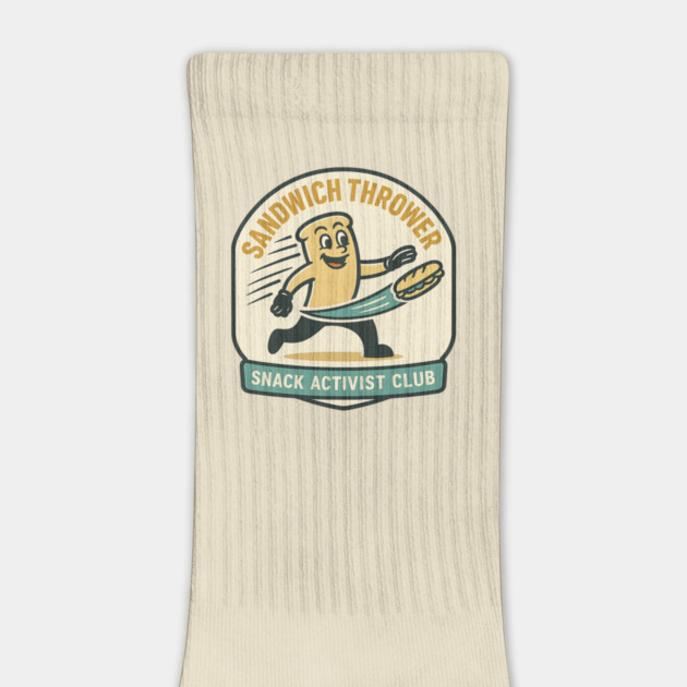 Sandwich Thrower - Retro Protest Poster Parody by ArtistTee ⭐⭐⭐⭐⭐